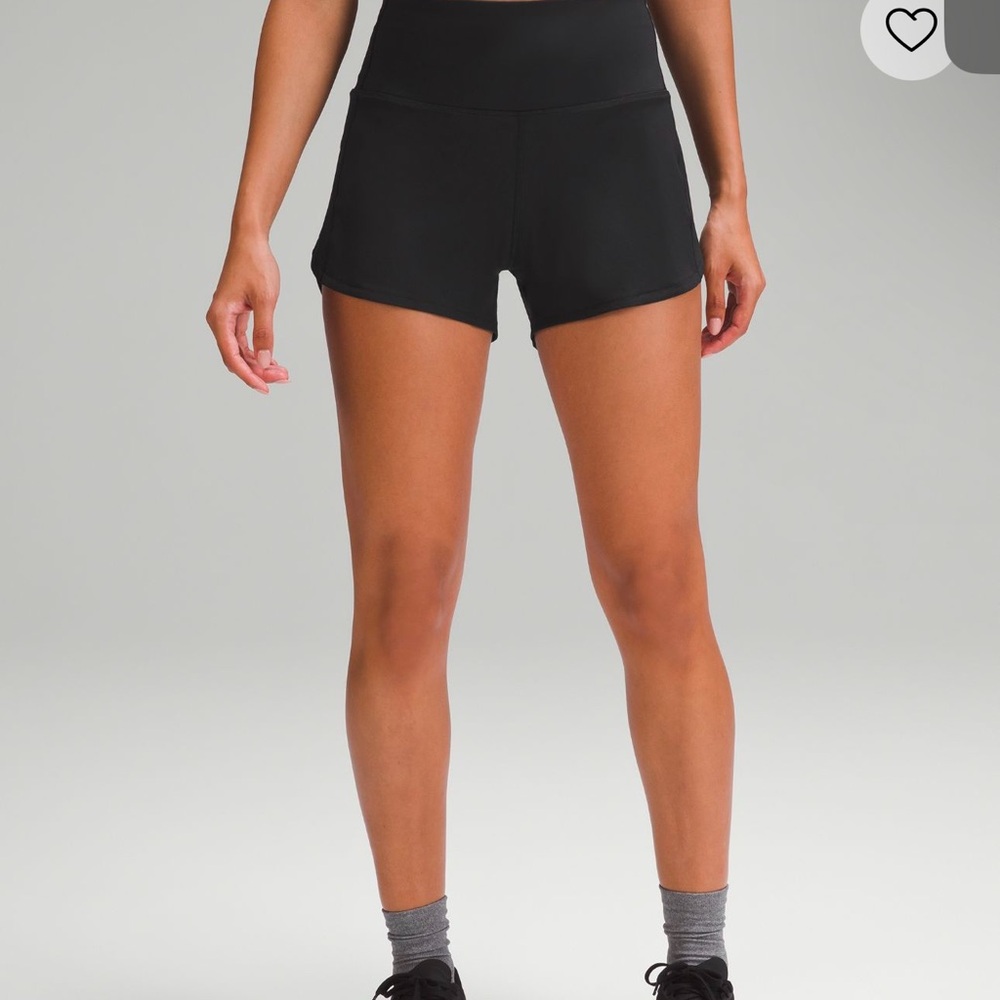 Lululemon Speed Up High Rise 4 inch shorts